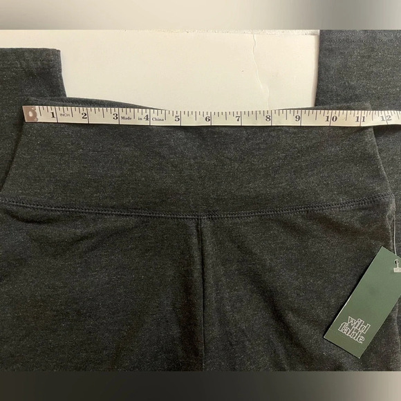 Wild‎ Fable High Rise Legging Womens Small Charcoal Gray Stretchy Comfy NWT - Picture 7 of 10